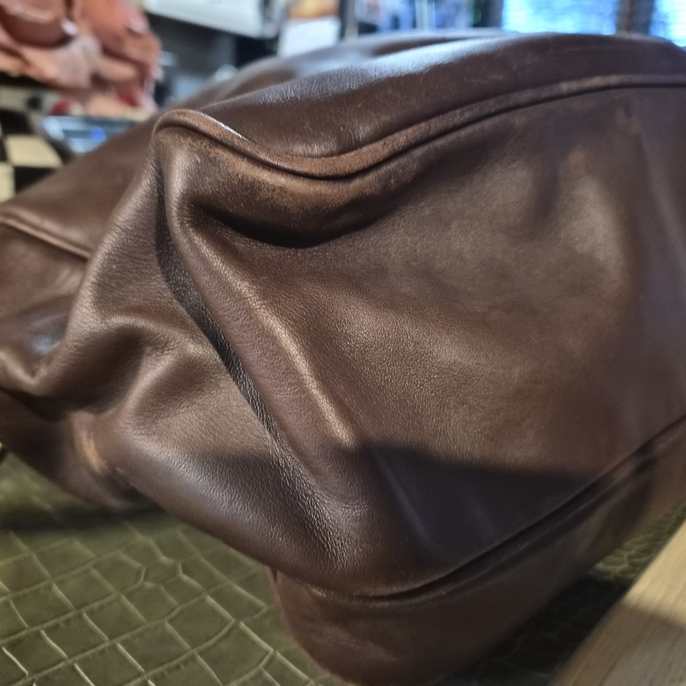 Coach Brown Leather Travel Bag - Picture 3 of 13